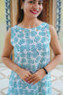 Chic Floral Printed A-Line Kurti with Straight Palazzo Set